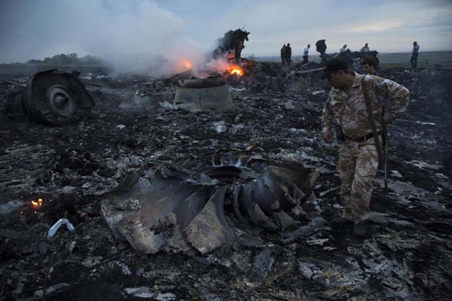 L’aereo caduto in Ucraina è stato abbattuto