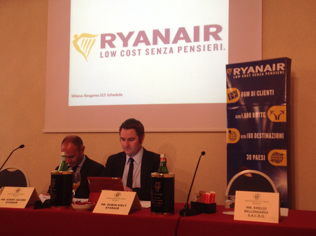 RyanAir lancia la programmazione estiva 2015 da Orio al Serio