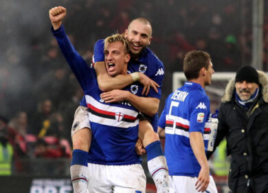 Il teaser finisce sulle maglie della Sampdoria