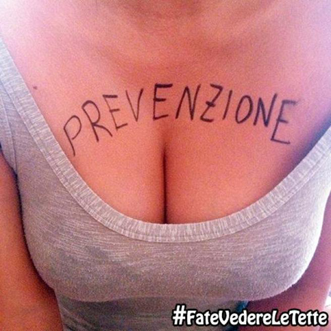 #fatevedereletette, l’hashtag sul web per prevenire il cancro al seno #fatevedereletette, l’hashtag sul web per prevenire il cancro al seno