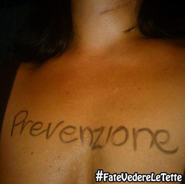 #fatevedereletette, l’hashtag sul web per prevenire il cancro al seno #fatevedereletette, l’hashtag sul web per prevenire il cancro al seno