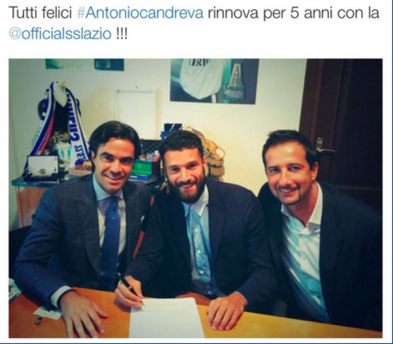 Candreva rinnova: diventa il più pagato della Lazio con Klose Candreva rinnova: diventa il più pagato della Lazio con Klose
