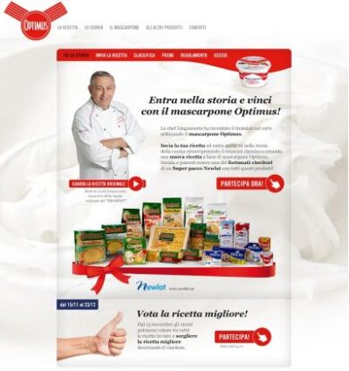Il nuovo testimonial di Optimus? E’ l’inventore del tiramisù