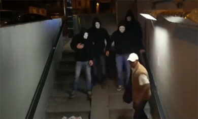 La gang con le maschere bianche che terrorizza Milano. VIDEO