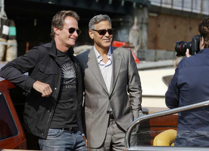 Clooney e Amaral sposi. Location e parata di vip Clooney e Amaral sposi. Location e parata di vip