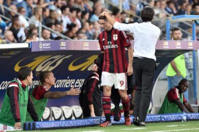 Nuovo stop Milan. Pippo: “Dovevamo fare un altro gol nel primo tempo”