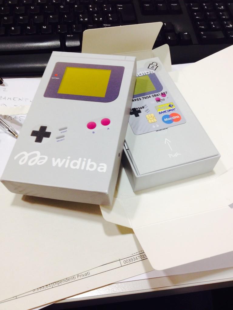 Il marketing bancario di Widiba: il Game Boy diventa una tessera Il marketing bancario di Widiba: il Game Boy diventa una tessera