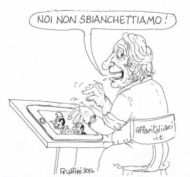 Giorgio Forattini semina il panico ad Affaritaliani.it