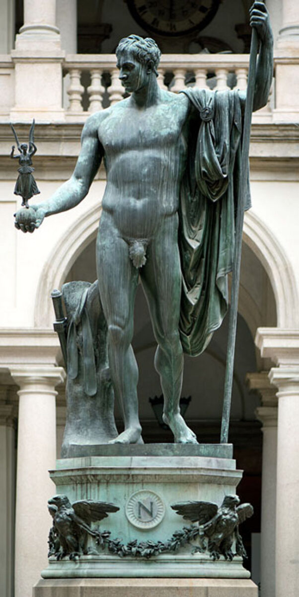 Napoleone in veste di Marte Pacificatore. Finito il restauro a Brera