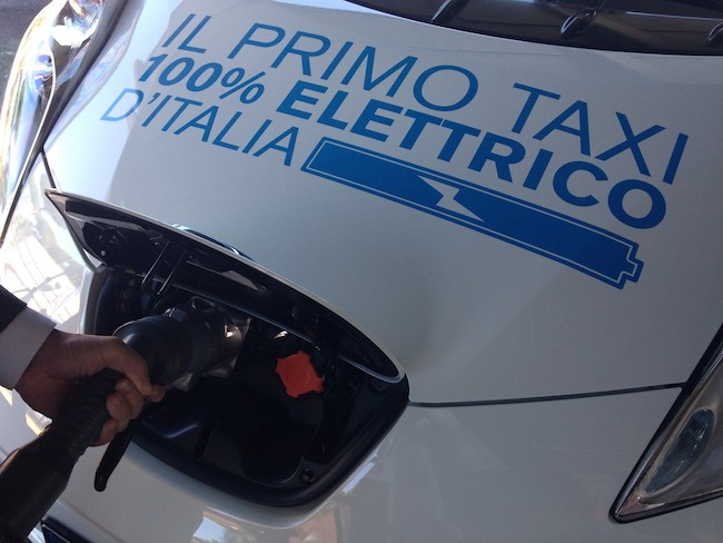 A Roma i primi taxi 100% elettrici d’Italia