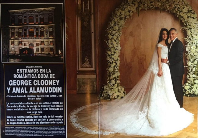George Clooney e Amal Alamuddin, tutte le foto del matrimonio dell’anno
