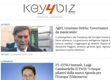Restiling online per Key4biz riferimento dell’ICT