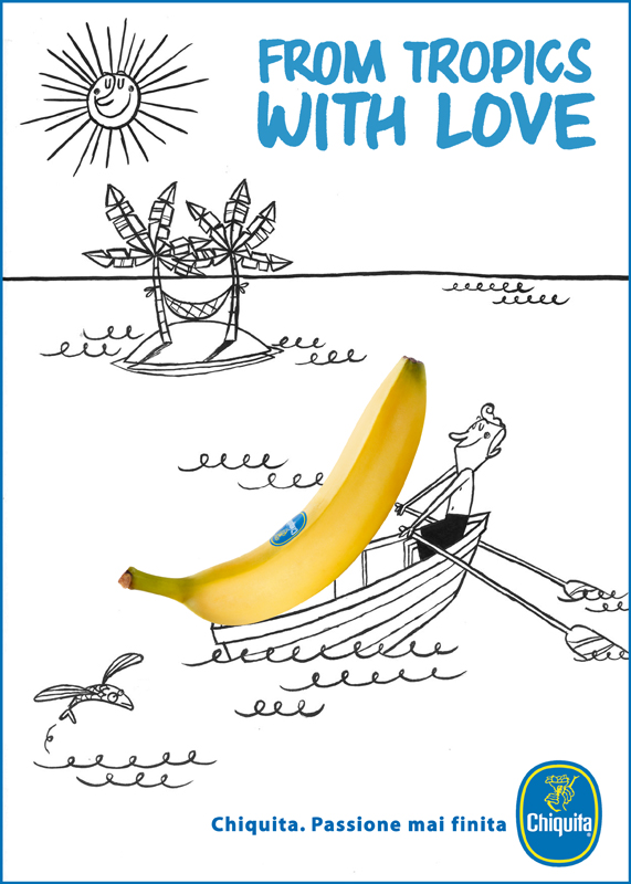Chiquita torna on air: ecco come il bollino blu è entrato nella storia dell’adv