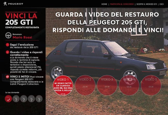PEUGEOT festeggia il mito GTi PEUGEOT festeggia il mito GTi