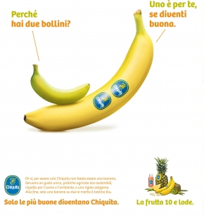 Chiquita torna on air: ecco come il bollino blu è entrato nella storia dell’adv