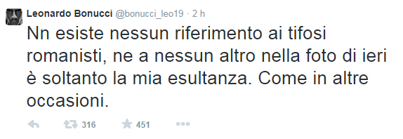 Bonucci: “Sciacquatevi la bocca”. Poi precisa. Censura di Oriali Bonucci: “Sciacquatevi la bocca”. Poi precisa. Censura di Oriali