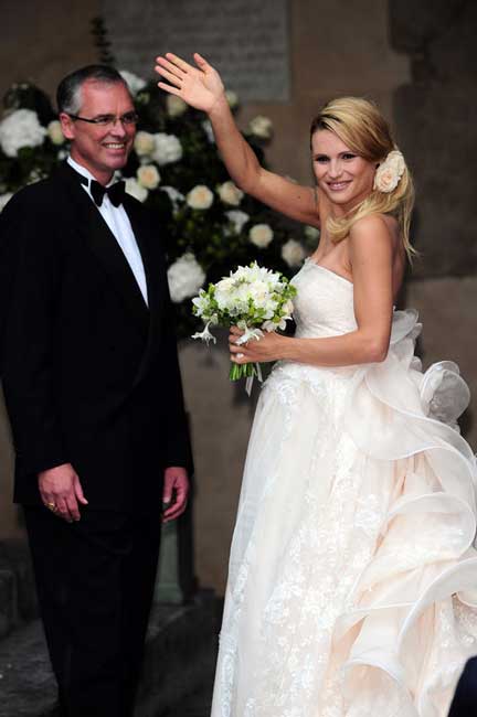 Michelle Hunziker e la cicatrice misteriosa