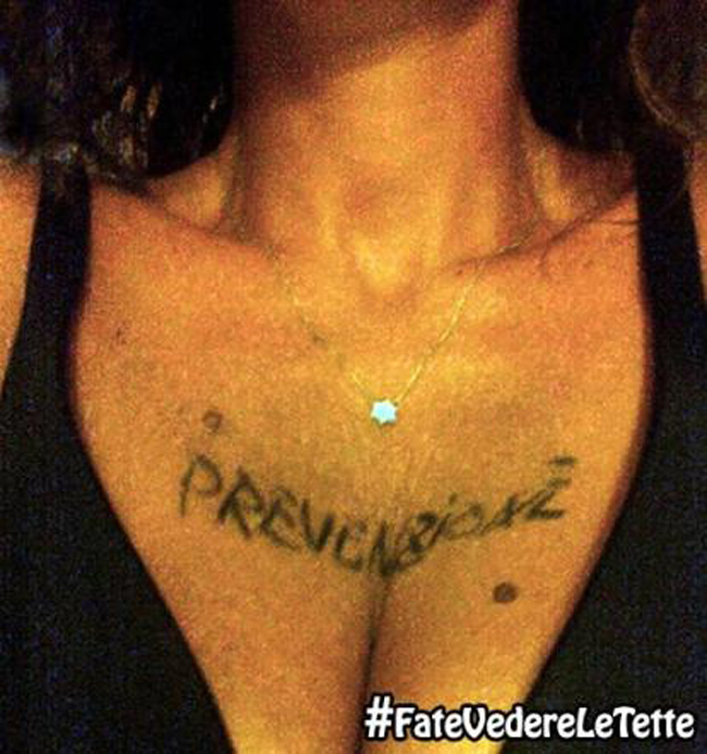 #hofattovedereletette, nuovo hashtag. Boom di visite al seno