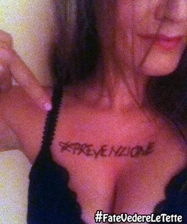 #hofattovedereletette, nuovo hashtag. Boom di visite al seno