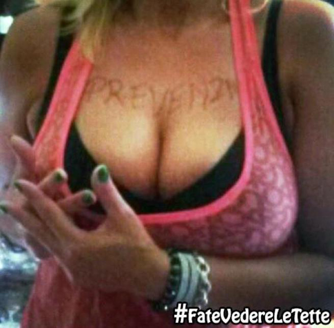 #hofattovedereletette, nuovo hashtag. Boom di visite al seno