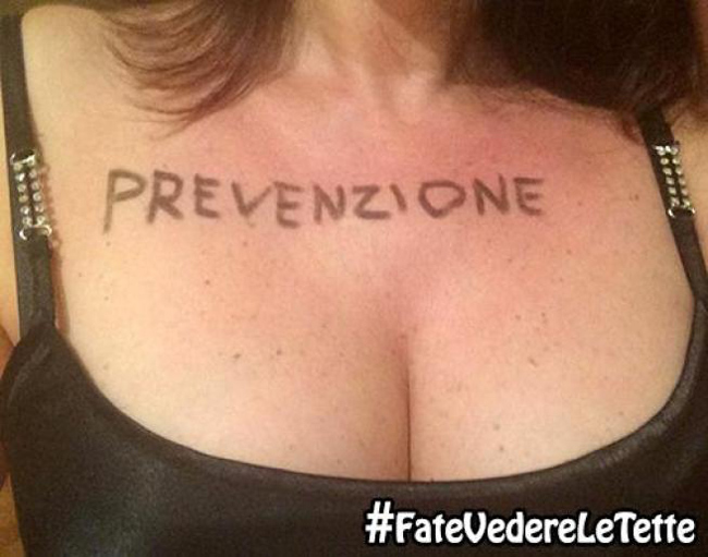 #hofattovedereletette, nuovo hashtag. Boom di visite al seno