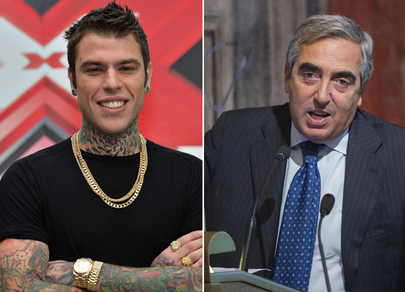 Rissa Gasparri-Fedez su Twitter. E il senatore insulta la fan sovrappeso Rissa Gasparri-Fedez su Twitter. E il senatore insulta la fan sovrappeso