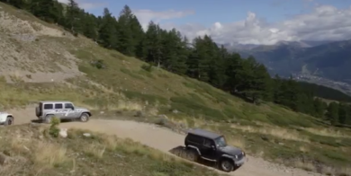 Jeep e Autonomy in off-road sulle montagne del Sestriere