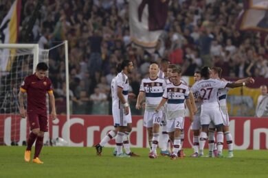 Incubo Roma, 1-7 col Bayern. Garcia: “Schiaffo che fa male”