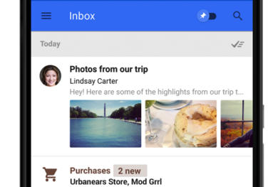 Gmail battezza il suo successore: Inbox, la posta diventa la tua segretaria