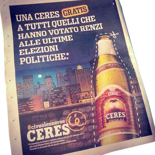 Il nuovo progetto firmato Ceres-BCube: l’app premia locali e clienti