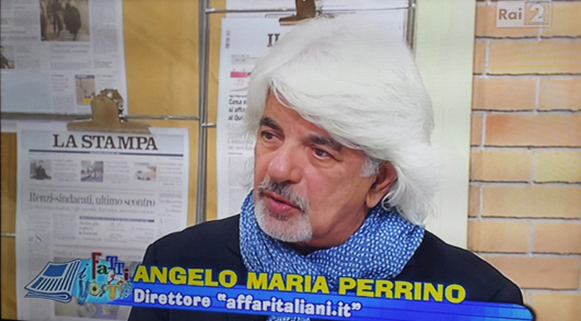 Affaritaliani.it su Rai2 a I Fatti Vostri. L’Edicola di Angelo Maria Perrino