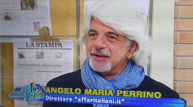 Affaritaliani.it su Rai2 a I Fatti Vostri. L’Edicola di Angelo Maria Perrino
