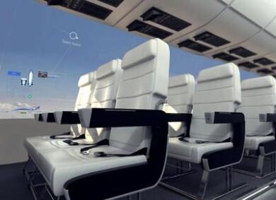 Più leggero senza finestrini: il progetto dell’aereo trasparente