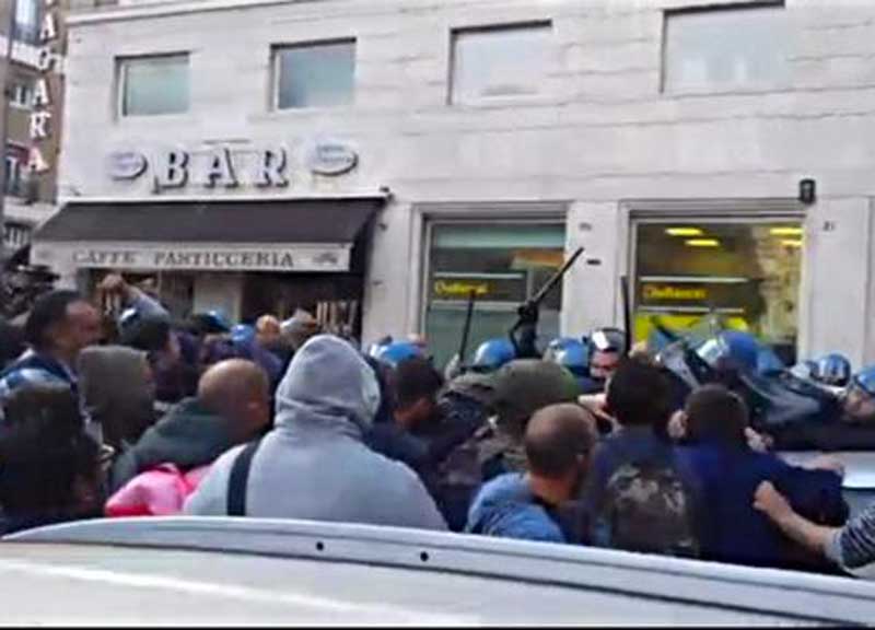 Scontri tra polizia e operai Thyssen. Landini guida l’ira metalmeccanica: “Governo chiarisca”