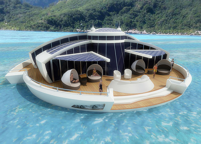 Albergo green e galleggiante sull’Oceano. L’idea italiana alle Maldive Albergo green e galleggiante sull’Oceano. L’idea italiana alle Maldive