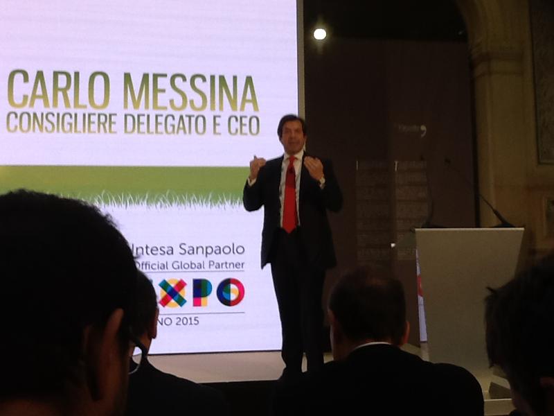 L’ad di Intesa San Paolo Messina: “Crediamo in Expo e nel Paese”