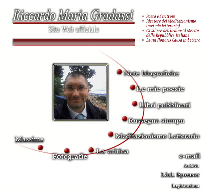 Riccardo Maria Gradassi “Cavaliere dell’Ordine al Merito della Repubblica Italiana”