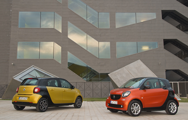 Fortwo e Fourfor la nuova generazione di Smart Fortwo e Fourfor la nuova generazione di Smart