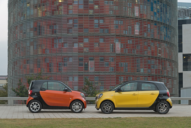 Fortwo e Fourfor la nuova generazione di Smart Fortwo e Fourfor la nuova generazione di Smart