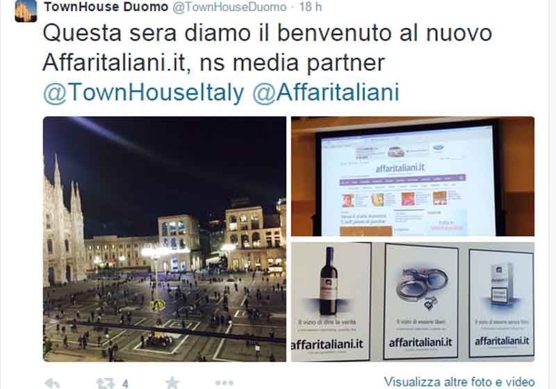 E sulla terrazza di piazza Duomo si accese il carisma del nuovo Affaritaliani.it E sulla terrazza di piazza Duomo si accese il carisma del nuovo Affaritaliani.it