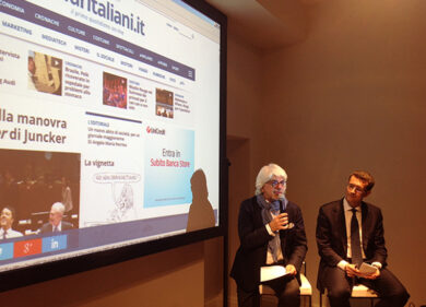 E sulla terrazza di piazza Duomo si accese il carisma del nuovo Affaritaliani.it