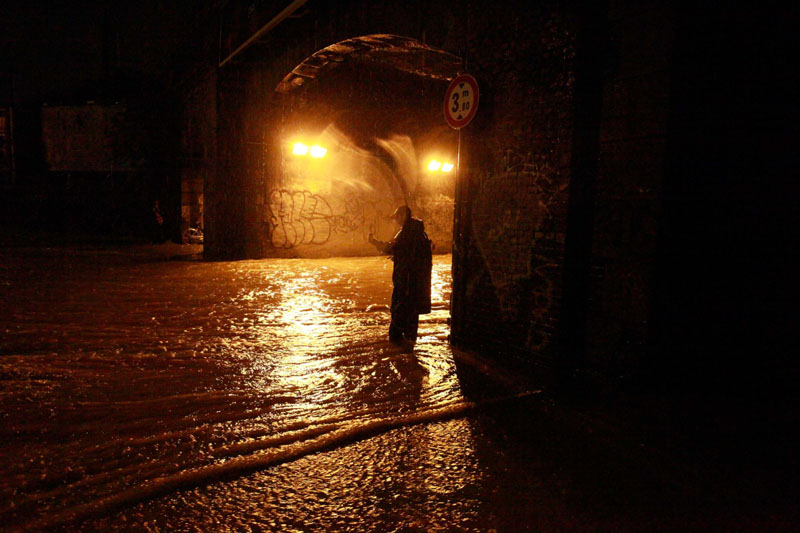 A Genova e Savona frane ed allagamenti. Esonda il Seveso a Milano A Genova e Savona frane ed allagamenti. Esonda il Seveso a Milano