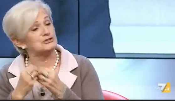 Le lacrime di Livia Turco in tv: la sinistra non è un ferro vecchio