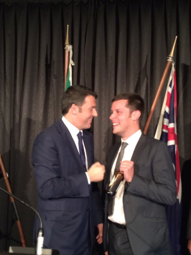 Renzi in Australia va a tutta Birra