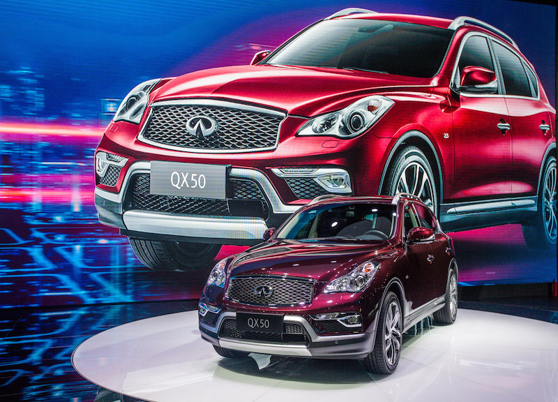 La nuova QX50 di Infiniti in passerella al Salone di Guangzhou La nuova QX50 di Infiniti in passerella al Salone di Guangzhou