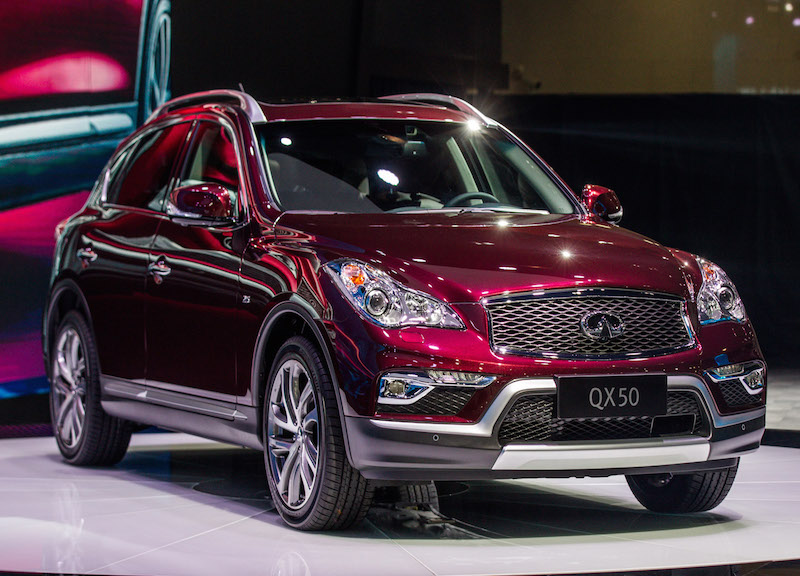La nuova QX50 di Infiniti in passerella al Salone di Guangzhou La nuova QX50 di Infiniti in passerella al Salone di Guangzhou