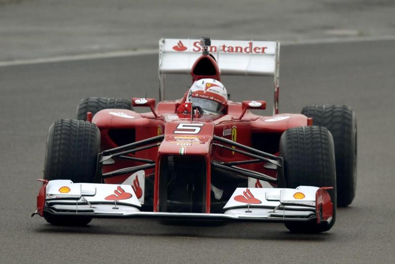 Vettel, casco speciale per il debutto in Ferrari Vettel, casco speciale per il debutto in Ferrari