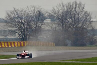 Vettel, casco speciale per il debutto in Ferrari