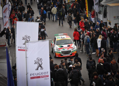 La 208 T16  e la coppia Paolo Andreucci – Anna Andreussi vincono il MonzaRallyShow 2014