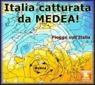 Medea è inarrestabile, ancora tanta pioggia